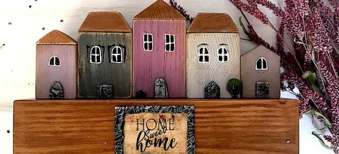 Настенная вешалка для ключей своими руками