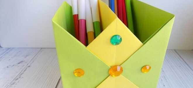 Как сделать подставку из картона