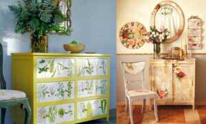 Декупаж комода своими руками