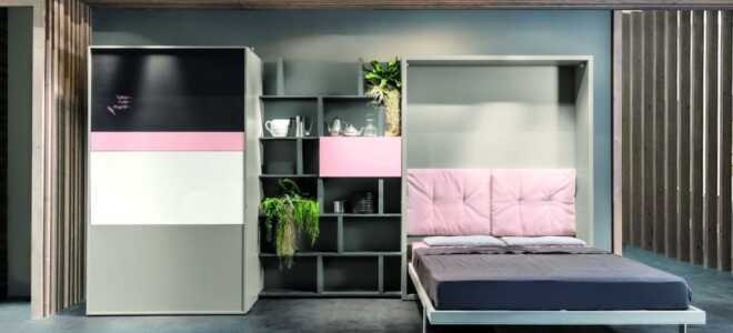 Стенка кровать трансформер для малогабаритной квартиры