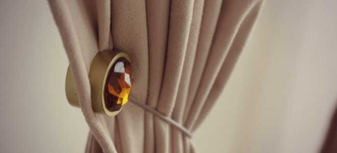 Как сделать зажимы для штор своими руками