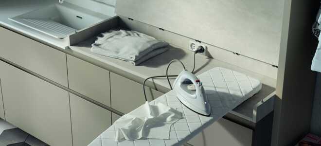 Особенности и изготовление встраиваемых гладильных досок