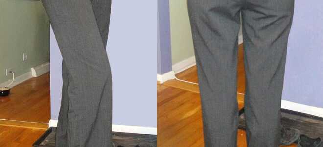 Как правильно ушить брюки