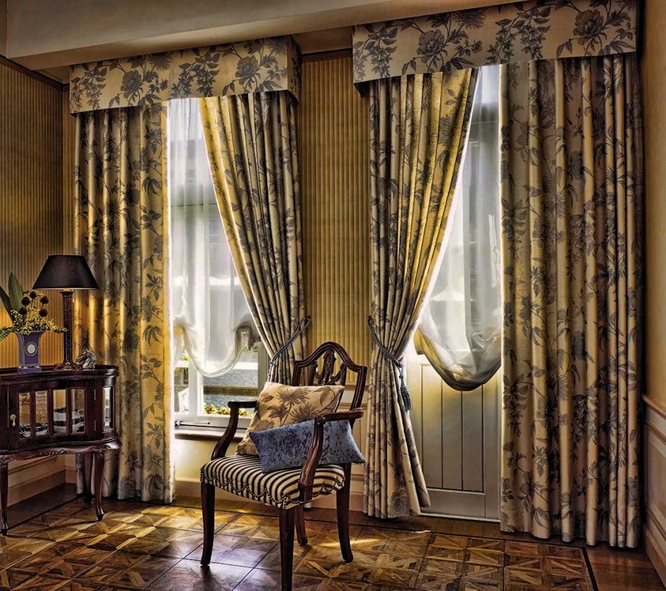 ткань для штор в гостиную
