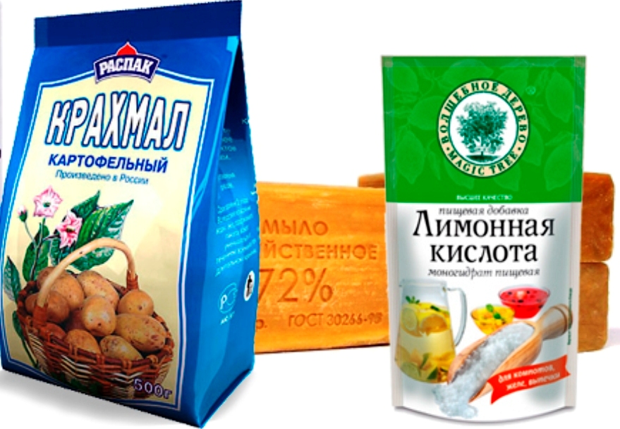 лимонная кислота крахмал мыло